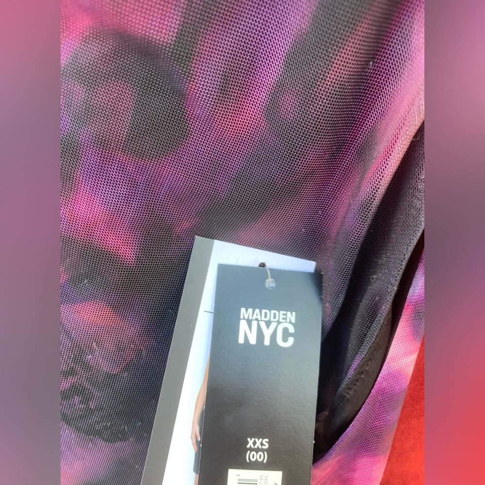 NWT Sleeveless Purple Tie-Dye Bodycon Dress - Picture 10 of 10